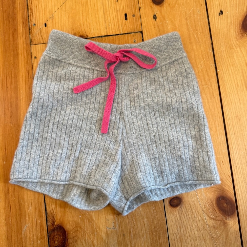 Daily Practice by Anthropologie Ribbed Cashmere Shorts - Picture 2 of 5
